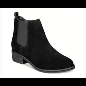 Aqua College Waterproof Women’s LORI Size 7 Black Suede Booties NIB MSRP: )$130